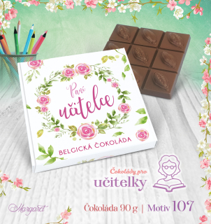Belgická čokoláda 90 g | Motiv 107